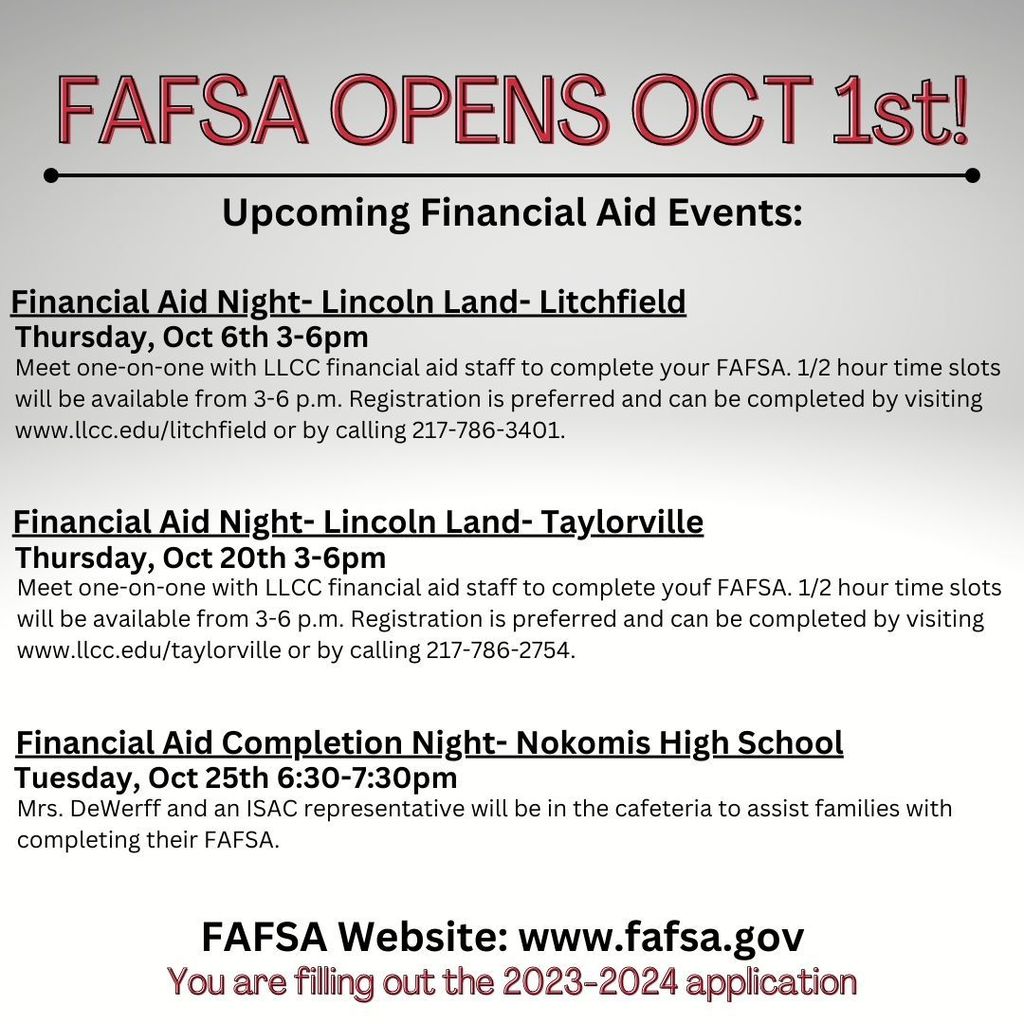 Financial Aid Events